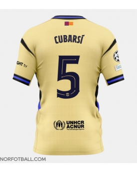 Billige Fotballdrakt Barcelona Pau Cubarsi #5 Replika Bortedrakt 2025-26 Kortermet Billige Fotballdrakt Barcelona Pau Cubarsi #5 Replika Bortedrakt 2025-26 Kortermet